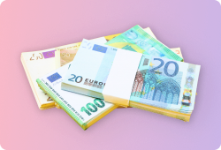 Cash on table