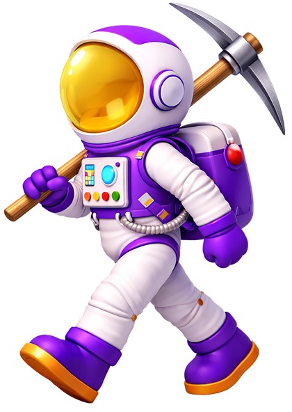 Spaceman walking