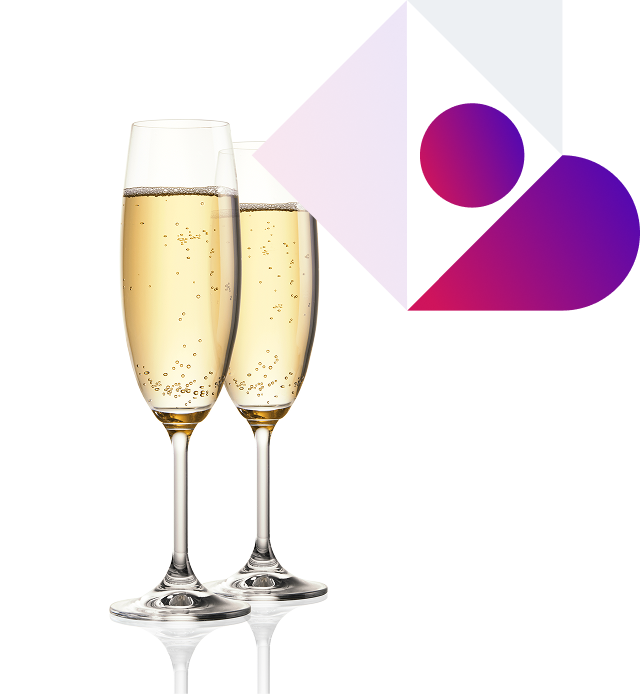 Wine drinking glass